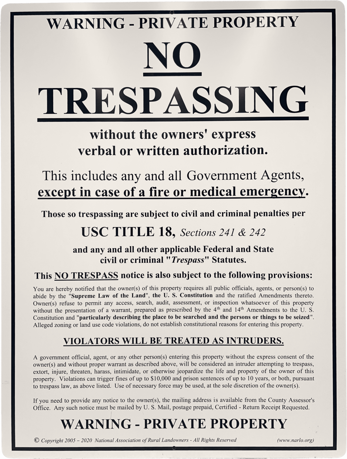 Advocacy for Rural Landowners - National Association of Rural Landowners